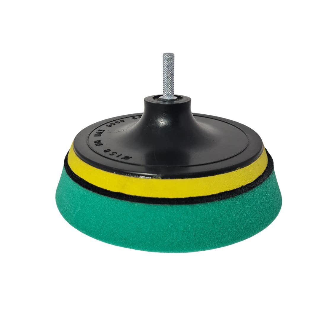 BUFFKING Pro Detailing Foam Pad Set – Green High Cut 7 Inches + M14 Backing Plate+ Drill Adaptor (B0B39JXPXW) Amazon Price History, Amazon Price Tracker