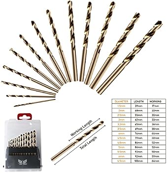 Cobalt Drill Bit Set - 13 Piece M35 