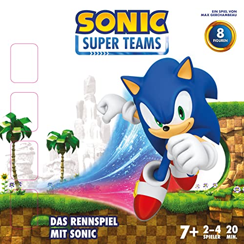 Asmodee Zygomatic Sonic Super Teams Family Game Racing Game 2-4 Players From 7+ Years 20+ Minutes German