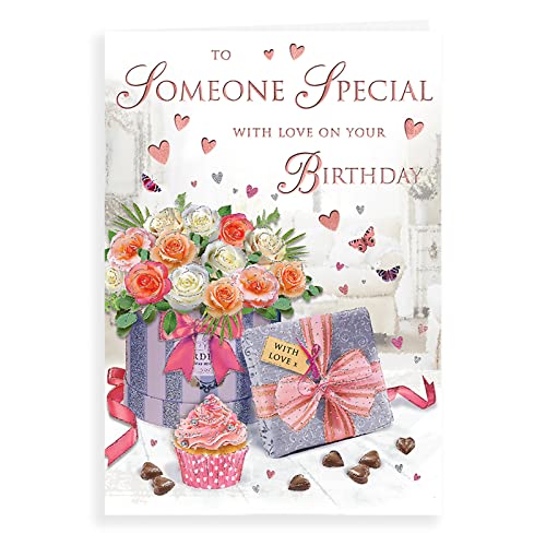 Traditionellt födelsedagskort någon speciell - 23 x 15 cm - Regal Publishing