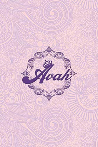 Avah- i'm Avah, nootbook: Ruled 6x9 - 100 pages Ruled writing journal ...