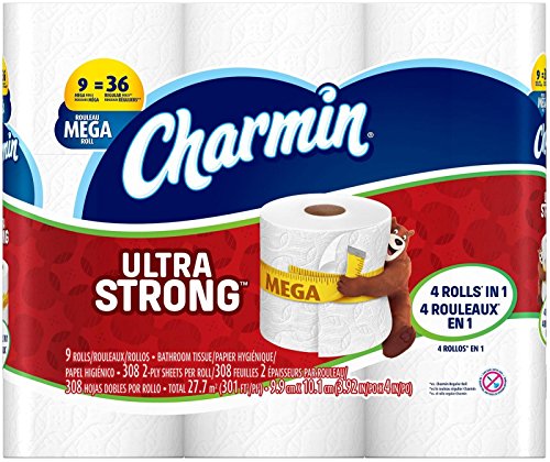 Image of Charmin Ultra Strong Toilet Paper - Mega Roll - 9 Pack