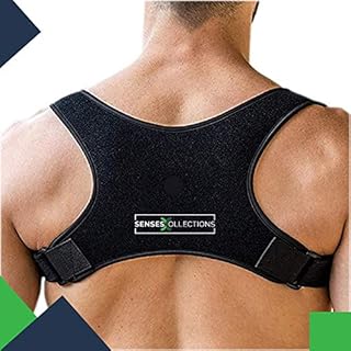 Back Posture Corrector for Men and Women Discreet Under Clothes Comfy and Effective Clavicle Brace for Neck, Shoulder, Back Pain Relief Fully Adjustable Spinal Brace for Slouching