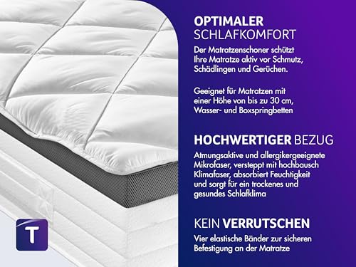 Matratzenschoner 100 x 200 cm für Komfort und Atmungsaktivität