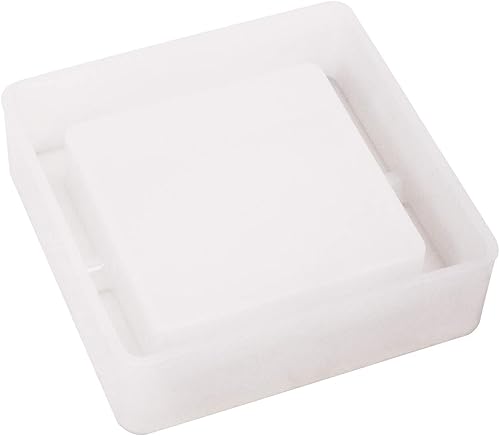 ONLYKXY Molde de cenicero, moldes de silicona, molde cuadrado para resina, cenicero de molde de fundición, molde para fundición de resina DIY arte