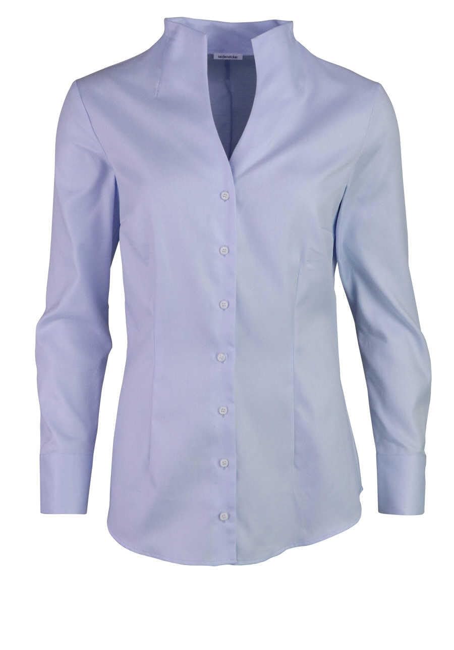 Seidensticker Bluzka Kobiety Bluzka z kielichem Slim Fit