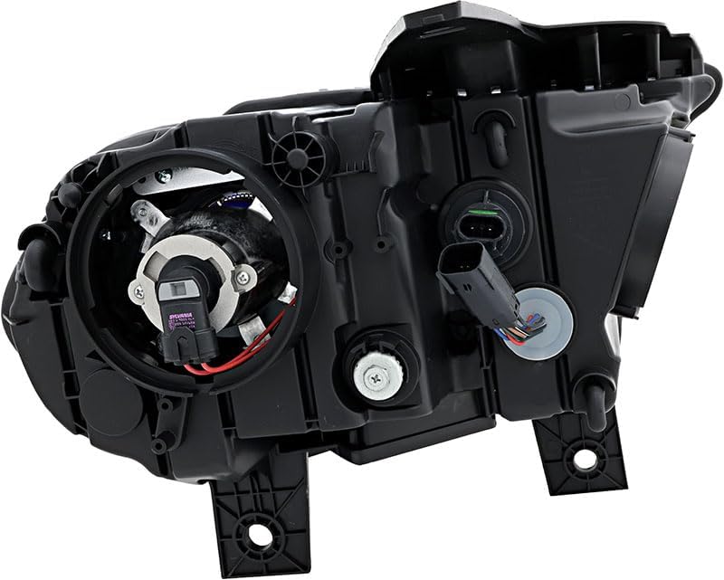 For Dodge Durango Headlights Lamps Set 2014 2015 Halogen Black Trim Driver and Passenger Side