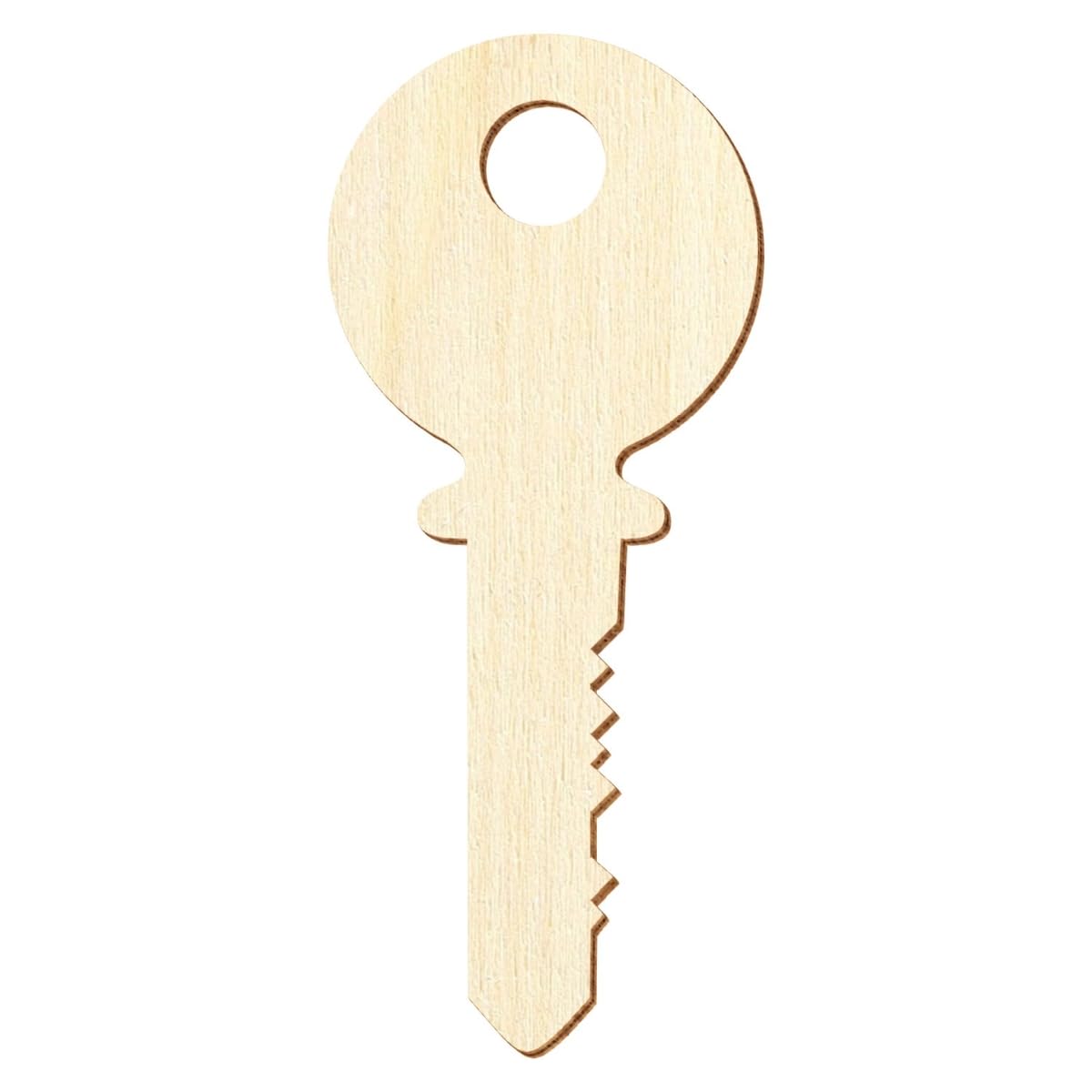 Chiave in legno V1 – Decorazione fai da te 5 – 50 cm, dimensioni: 37 cm, confezione da 10 pezzi