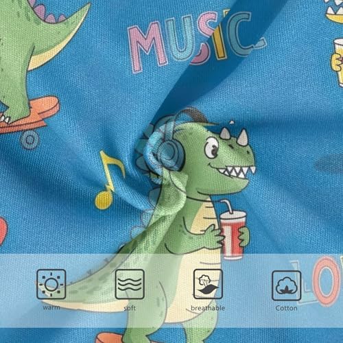 Cartoon Cute Green Dinosaurs Blue Cute Panties Girl Toddler Underwear Floral Cotton Stylish Kids Briefs Undies 2t3