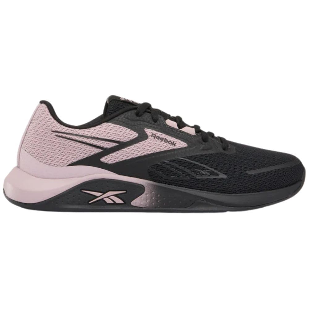 Reebok Women's Nanoflex TR 3 Trainers, Black/Muted Mauve, 38.5 EU