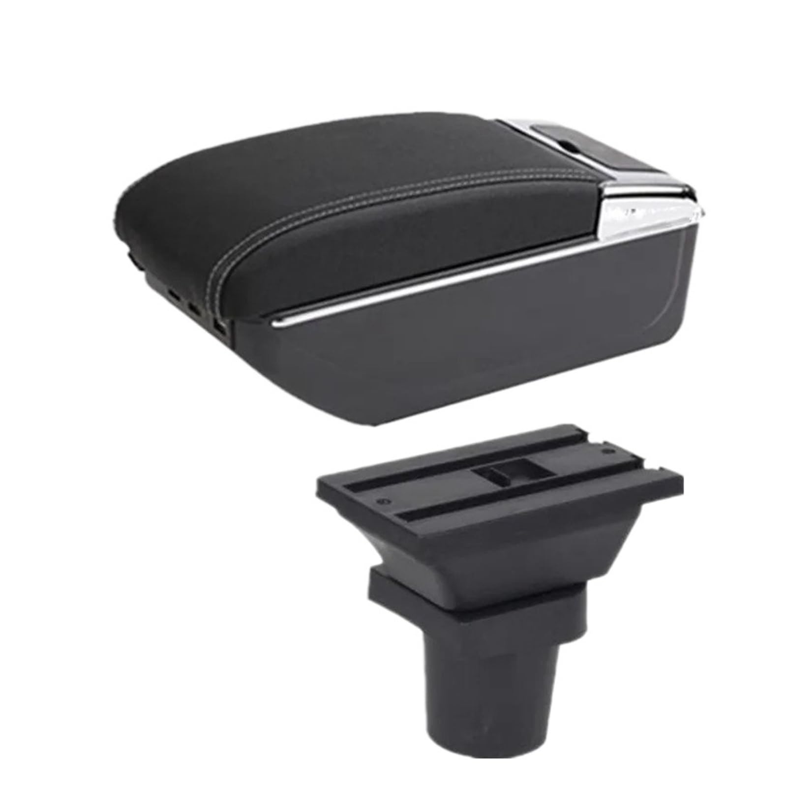 UMDJJU For Toyota For Prius C For Aqua Armrest Storage Box Interior Dedicated Retrofit Parts Car Accessories Car Centre Console Armrest Box(C3 white line 7USB)