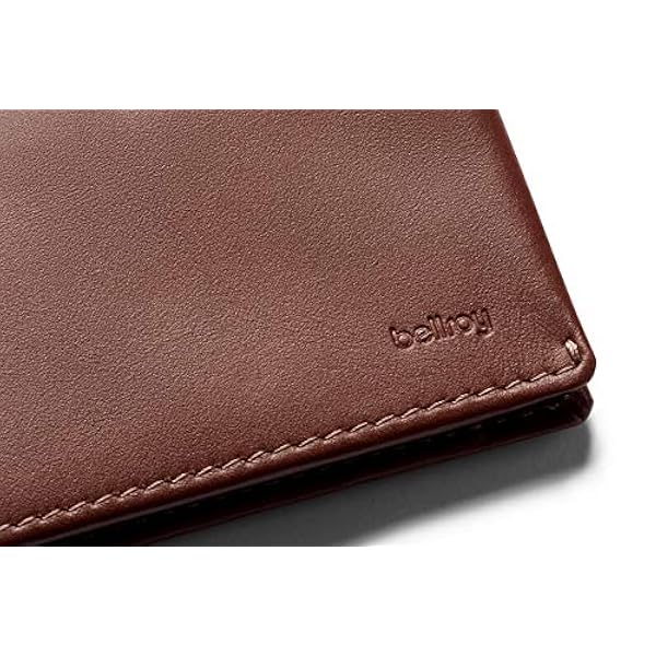 Bellroy Slim Sleeve, smal läderplånbok (max. 12 kort och sedlar), Cocoa-Java, Taille unique, Bellroy Key Cover Plus i läder (max. 8 nycklar)