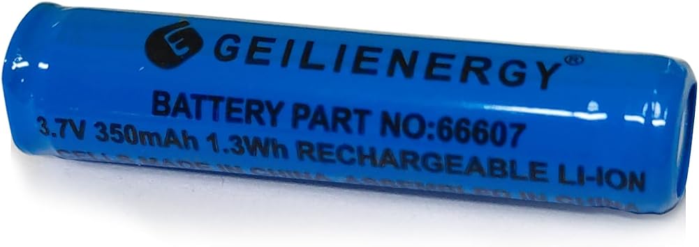 3.7V Rechargeable Lithium Ion Battery for Streamlight 66607, Streamlight Flashlight - MicroStream USB (3 Pack)