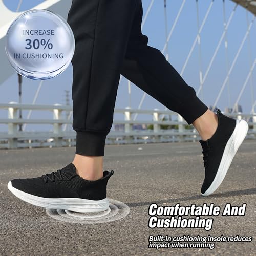 Image of VAMJAM Men's Running Shoes Slip On Walking Shoes Non Slip Lightweight Workout Breathable Gym Sneakers Fashion Mesh Sneakers