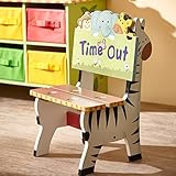 Fantasy Fields - Sunny Safari Animals Thematic Kids Time Out Chair | Imagination Inspiring Hand Painted Details Non-Toxic, Lead Free Water-based Paint