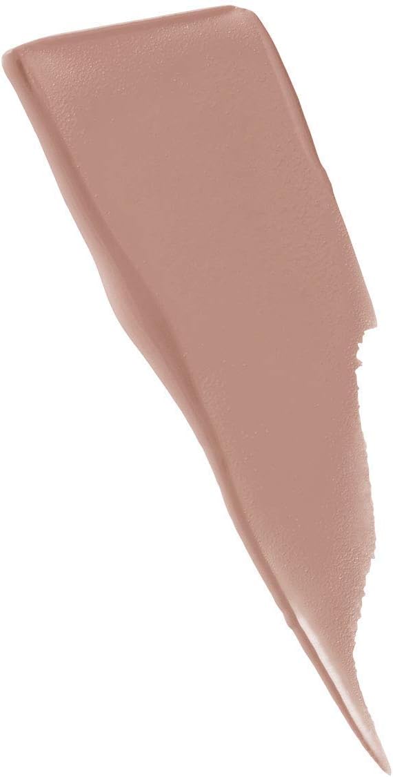 Lipstick, Superstay Velvety Matte Ink Liquid Lipstick, Up to 16H Non Transferable, Vibrant Longlasting Finish, Non Drying, Shade: Nude, 5ml