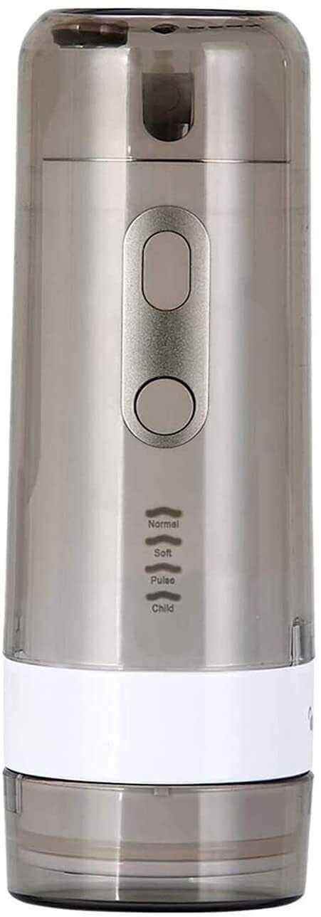 GeRRiT Idropulsore Dentale ad Acqua Senza Fili, irrigatore Orale Portatile for Denti, apparecchi ortodontici, Ricaricabile e detergente for Denti Impermeabile IPX7 for Viaggi a casa