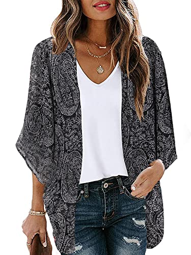 Chiffon Kimonos for Women Swimsuit Coverups Beach Cover Up Swimwear Cardigan Summer