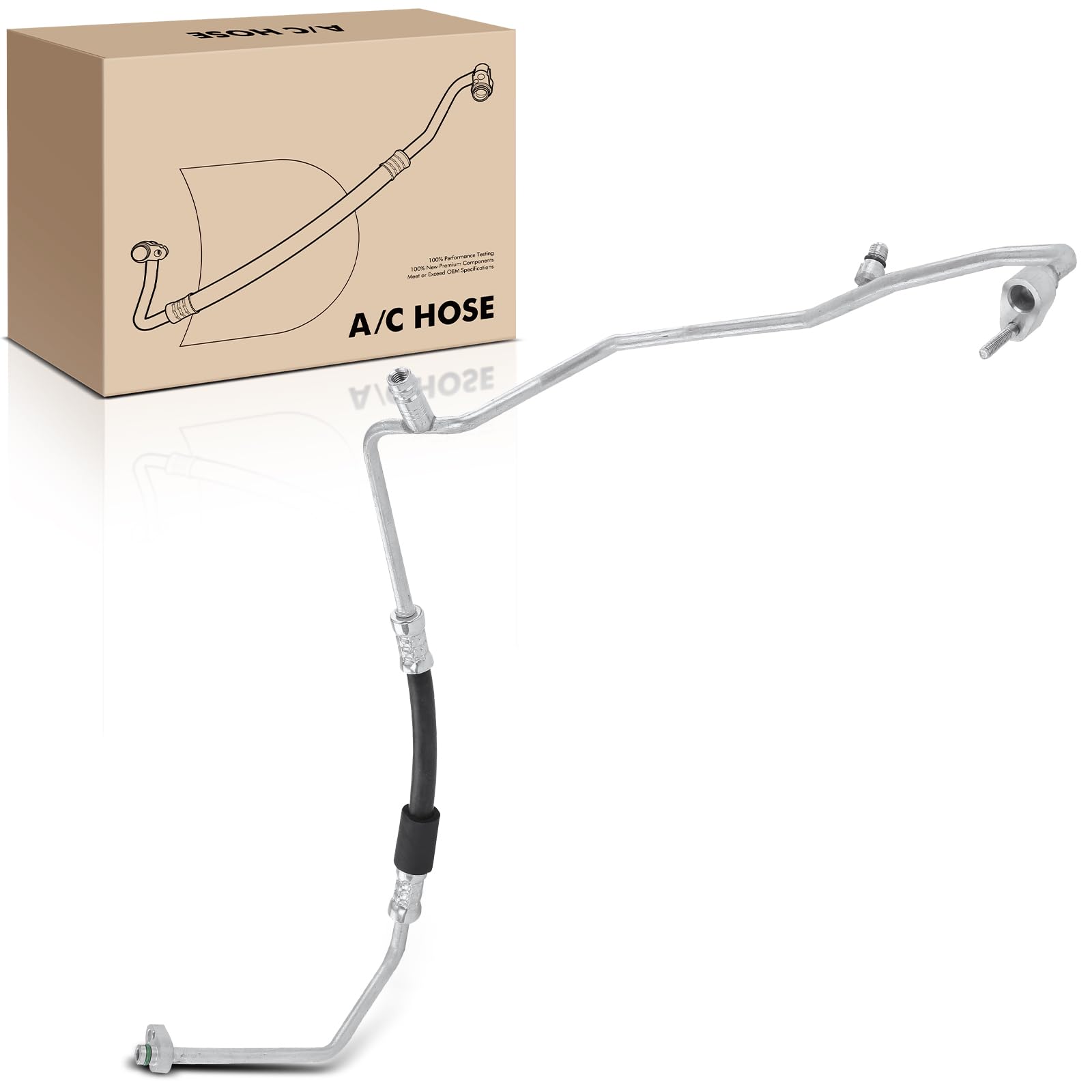 Frankberg Klimaleitung Klimaschlauch Druckleitung Kompatibel mit A3 8V1 8VK 1.0L-1.6L 2012-2010 A3 Cabriolet 8V7 8VE 1.4L-1.6L 2013-Heute Replace# 8R0121081T