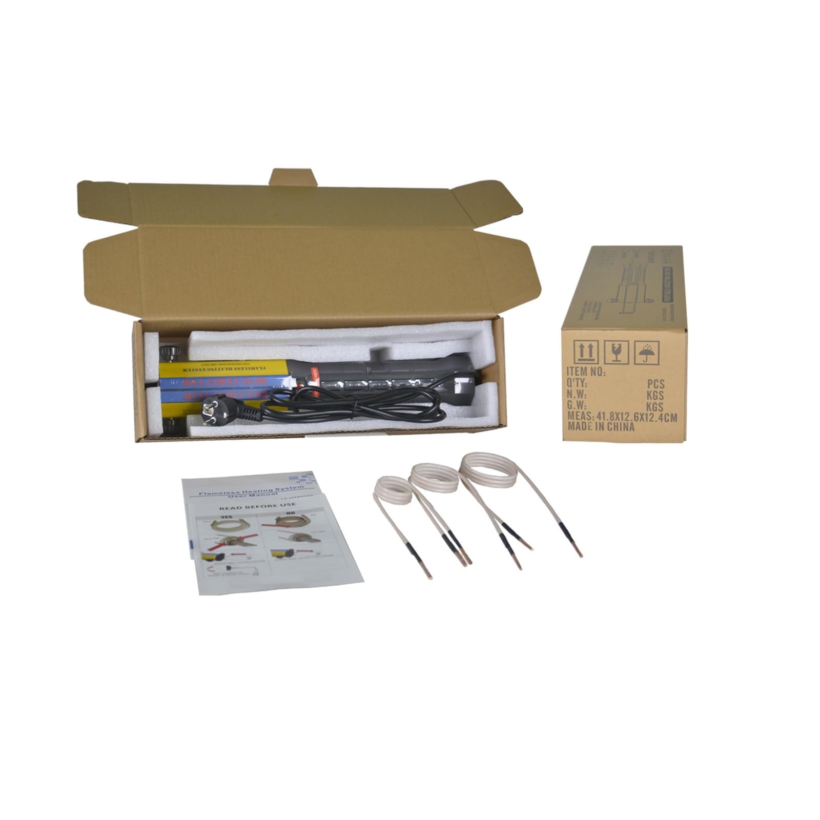 Calentadores de 1000W VAS magnéticos con bobinas, Kit de calor automático sin llama, herramientas de reparación de desensamblador de calor Equipo de calentamiento por inducción
