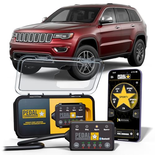 PEDAL COMMANDER for Jeep Grand Cherokee 2007-2021 Throttle Response Controller - Fits Base, Altitude, Laredo, Limited, Overland, SRT, Summit, Trackhawk, Trailhawk, Jeep Grand Cherokee Accessories