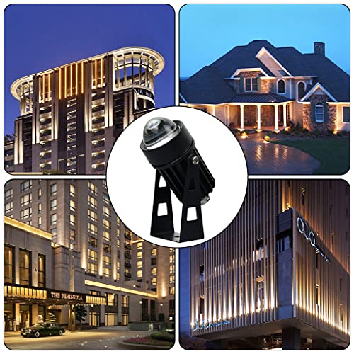WUIOAUSXN Refletor LED de parede IP65 à prova d'água para paisagismo iluminação com fio com fio lâm