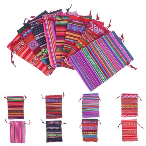 Sacs de rangement de bonbons réutilisables en tissu anti-déchirure pour fêtes propres
