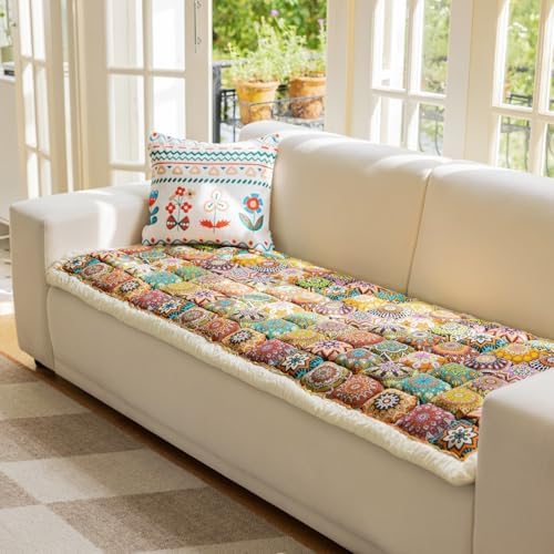 Pet Friendly Sofa Cover,Funny Cat Mat Sofa Cover,Anti-Slip Dog Bed ,Washable Pet Bed Couch for Large Dogs (Orange, 70 * 150cm/28 X 59 in)