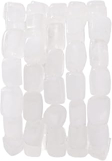 Natural Large White Crystal Cube Stone Beads 8x11mm 38cm/str Loose Semi Gemstone Stone Square Beads for Making Bracelets Necklace