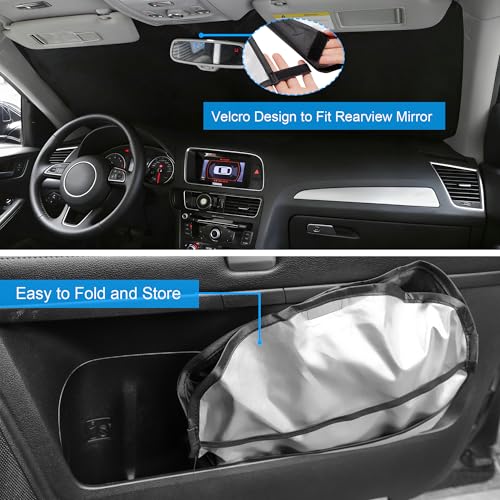 Image of Windshield Sunshade for 2007-2026 Sprinter Freightliner Cargo