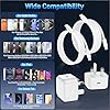 iPhone 17 16 Fast Charger, 20W USB C Fast Charger Plug with 1M+2M USB C to C Type C Cable for iPhone 17/17air/17 pro/17pro max/17plus/ iPhone16/15 Series iPad/GalaxyS26/S25/S24 USBC UK Power Adapter #4