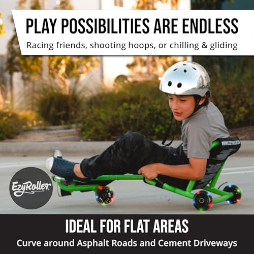 Image of EzyRoller Classic Ride On Scooter and Go Kart for Kids Ages 4+ LED Limited Edition