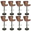 THINFAR Tabouret de Bar Vintage Lot de 2, Tabouret Bar Industriel en