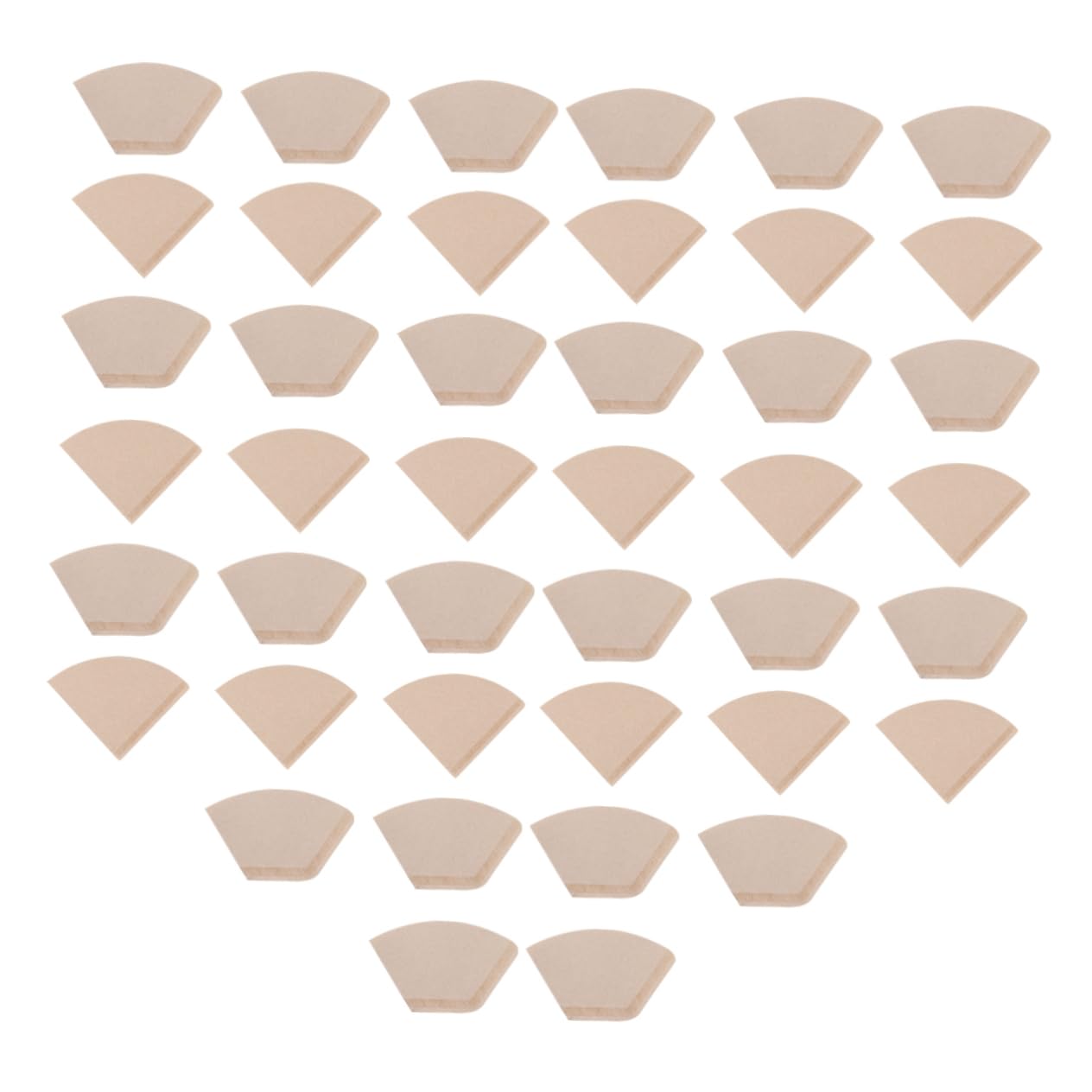 DECHOUS 200Pcs Disposable Cone Coffee Filters Drippers for Fresh Flavor Compatible with Coffee Machines Drip Coffee Makers Random Styles Included