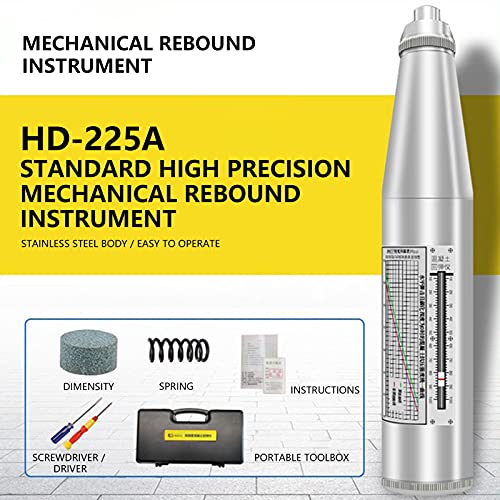 Multitesters, Chacerls HD-225A Betontesthamer Resiliometer Betonterugslagtester Hamer - Image 7