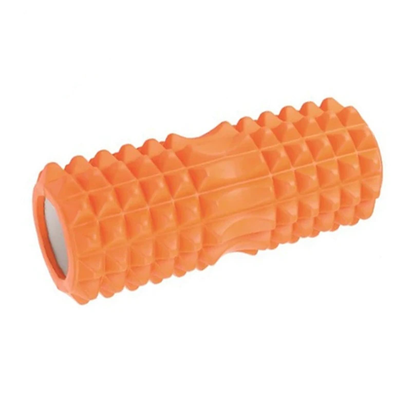 2 pezzi di rullo schiuma EVA cavo for yoga, pilates, for colonna, rilassamento muscolare, palestra, attrezzatura for il fitness Per Sport(Orange)