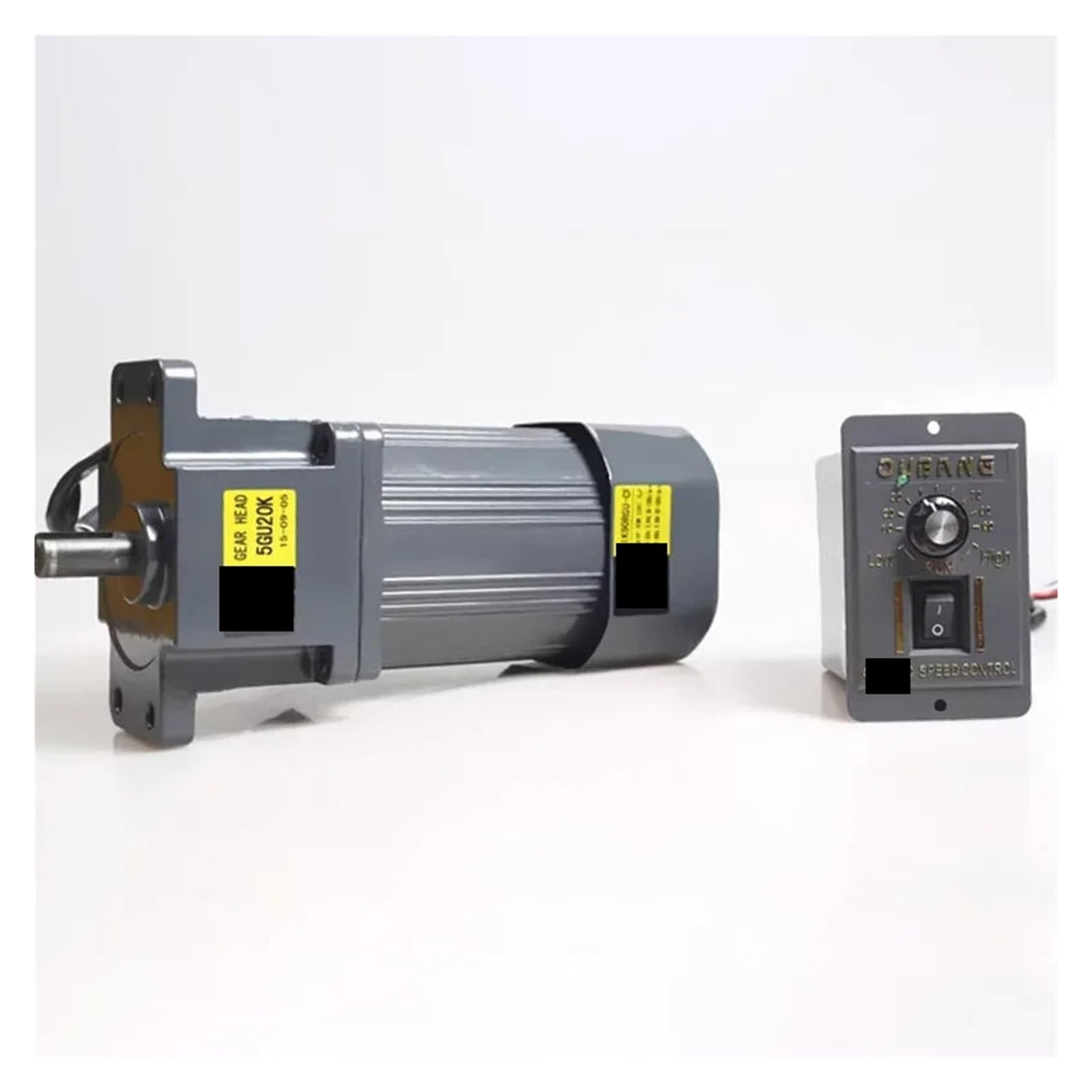 Motor Asíncrono 90W 110V con Orejas Regulador de Velocidad 5IK90RGU-CF Monofásico Diámetro Eje 15mm | 0-9RPM