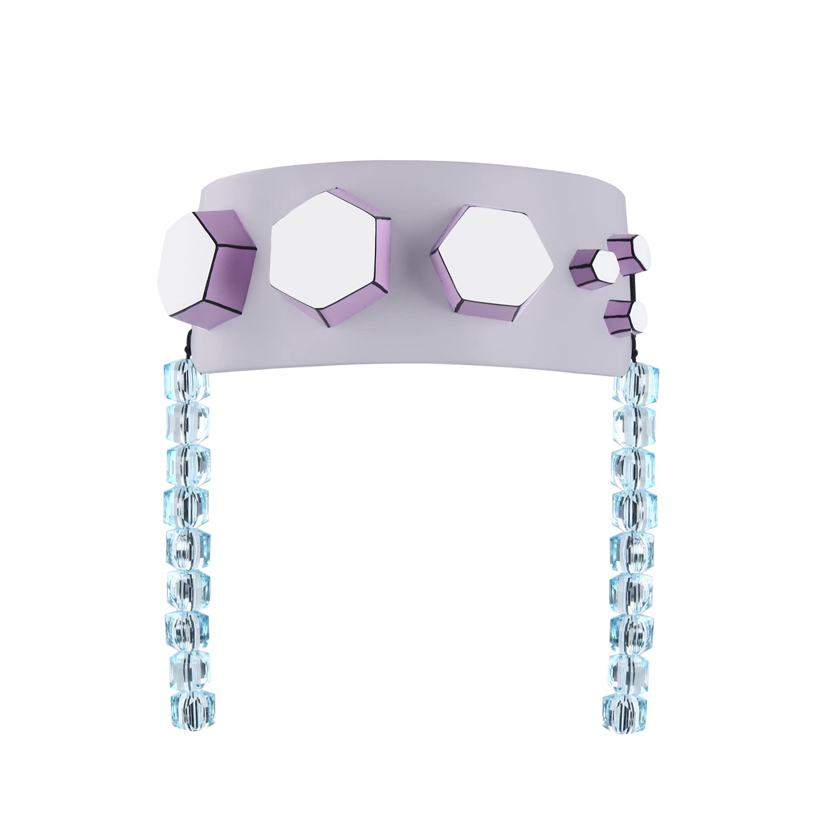 LINKOM Anime Uzui Tengen Headgear PVC Cosplay Props Headwear Headband Mask Halloween Accessories