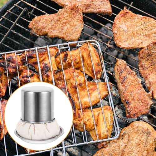 Brosse à huile inox 10x10 cm pour crêpes et cuisine