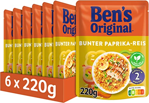 BEN'S ORIGINAL™ Express Reis Bunter Paprika 6 x 220g 1