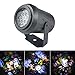 Produktbild Luccase LED Projektor Licht ABS Schwarz Gehäuse LED Lampe wasserdichte Schneesicher Bühne Lichter Landschaft Bewegt Außen/Innen Lichtprojektor
