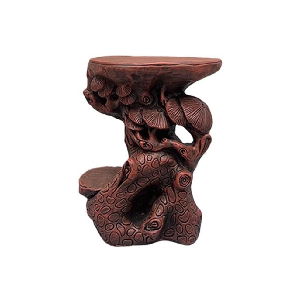 Hhmmei2024-23 Bonsai Rack New Chinese Imitation Wood Base Display Plant Stand for Garde Patio Home Bonsai base