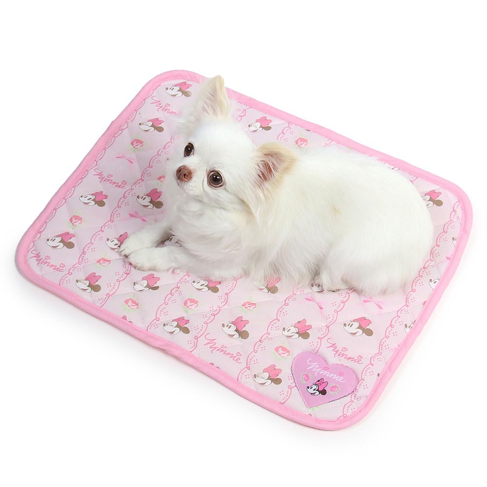 新品ミニーマウス 犬 クールペットハート柄 クール 小型犬 ペットパラダイス Disney ミニーマウス 犬 ブランケット 夏用 クール ハート柄