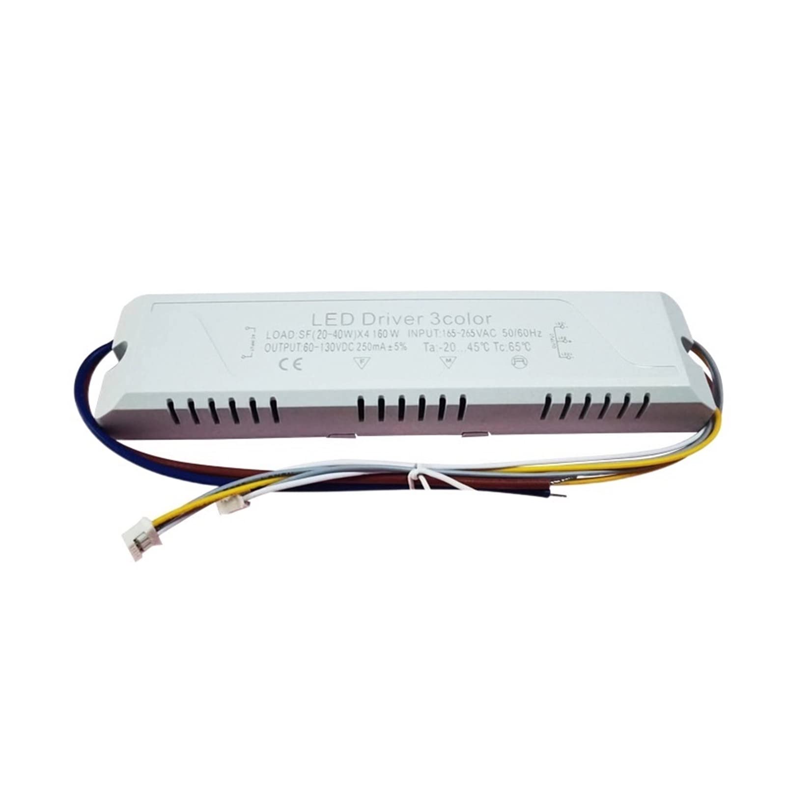 Panneau plat lumineux bicolore avec pilote d'isolation externe 160W pour bureau
