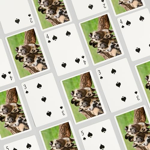 Naipes Poker African Wild Dogs 52 Cartas para Adultos miniatura 4