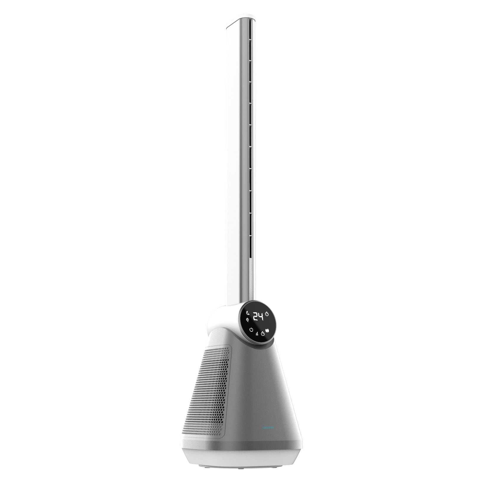 Cecotec Ventilador de torre EnergySilence 9890 Skyline Bladeless Sin Aspas de 39", 50W, Pantalla LED táctil, Mando a distancia, 3 Velocidades, 3 Modos, Temporizador 15 horas, Oscilación 40º