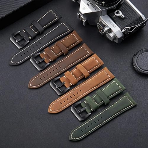 Bracelet de montre en cuir pour Panerai, vachette véritable de qualité supérieure