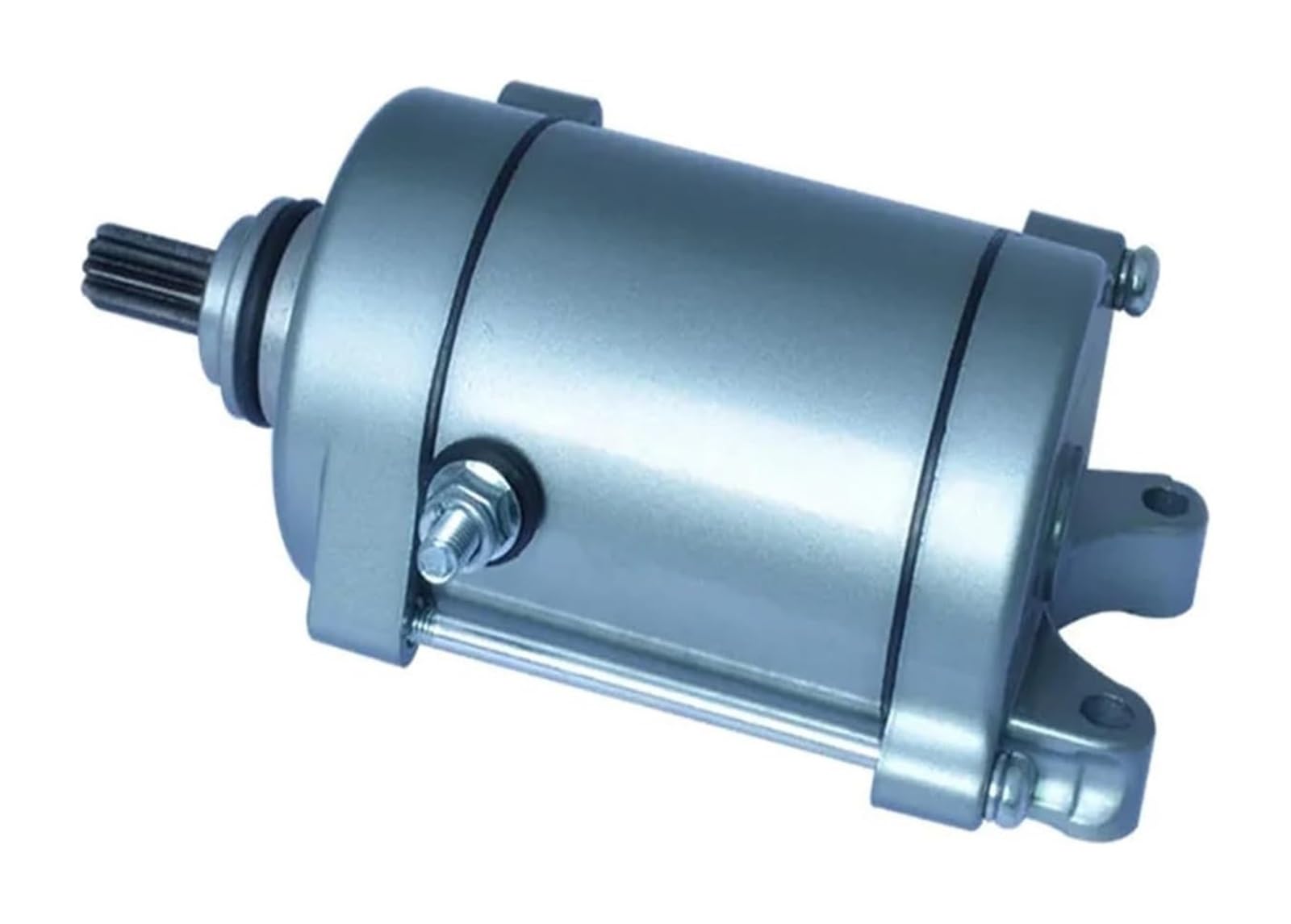 Motor Generador para 125cc 150cc Inversión En El Sentido Agujas del Reloj ATV Pit Dirt Bike Go Carts Buggy Motor Motocicleta Motor Arranque Eléctrico(Clockwise Grey)
