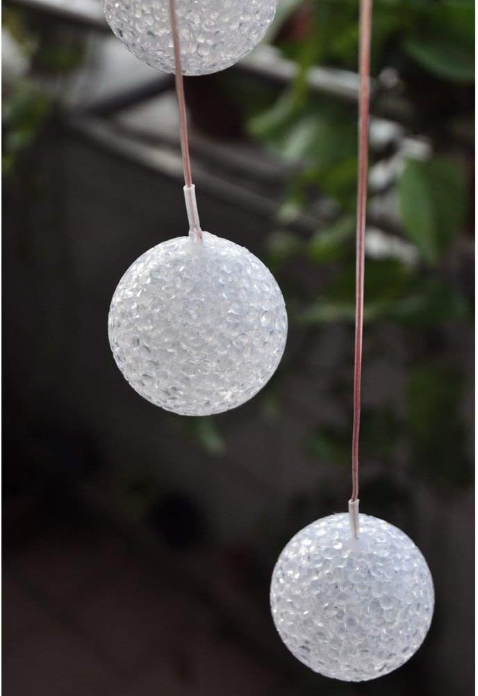 Lainin Solar Wind Spinner Color Changing Glowing Ball Wind Chime Light Mobile for Home Outdoor Garden, Mother's Day - Image 4