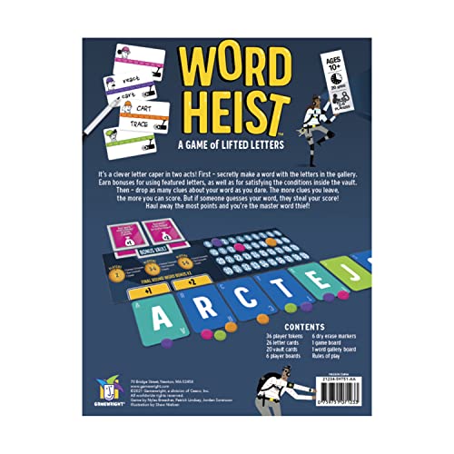 Gamewright - Word Heist - Juego de Cartas de Palabras miniatura 3